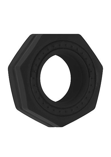 Эрекционное кольцо SONO No43 Black — Твой Каприз