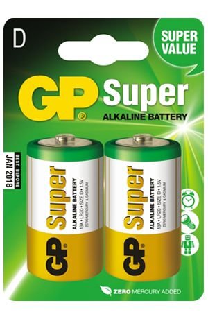 Батарейка Super LR20 (алкалин) в блистере по 2 шт. — Твой Каприз