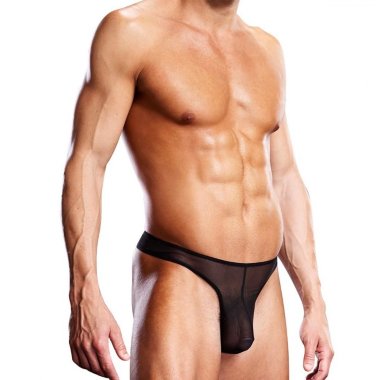 Мужские танга из черной сетки — Твой Каприз