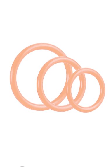 Набор эрекционных колец Tri-Rings - Natural — Твой Каприз