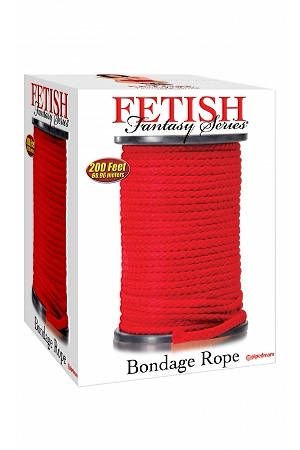 Веревка для связывания красная(диаметр 0,64см,длина 61м) — Твой Каприз