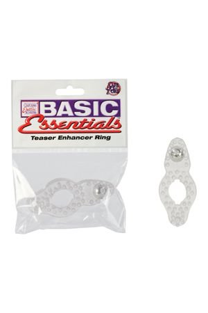 Эрекционное кольцо BASIC ESNTLS-TEASER ENHCR RING стимулирующее прозрачное — Твой Каприз