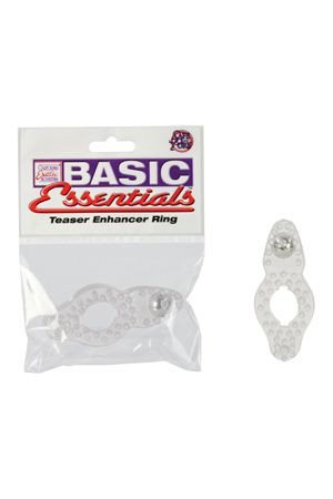 Эрекционное кольцо BASIC ESNTLS-TEASER ENHCR RING стимулирующее прозрачное фото 1 — Твой Каприз