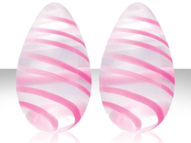 Вагинальные шарики CRYST'AL KEGEL EGGS из стекла прозрачные — Твой Каприз