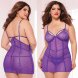 Сорочка на тонких бретелях PURPLE DIAMOND XL фото 1 — Твой Каприз