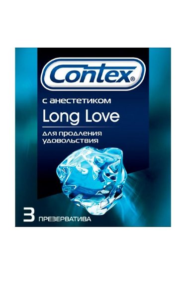 Презервативы Contex Long Love с анестетиком — Твой Каприз
