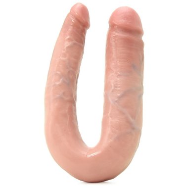 Фаллоимитатор двухсторонний большой U-SHAPED DOUBLE TROUBLE — Твой Каприз