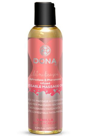 Вкусовое массажное масло  DONA Vanilla Buttercream фото 1 — Твой Каприз