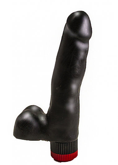 Вибратор реалистик черный Биоклон 15 см — Твой Каприз