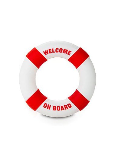 Кольцо на пенис Buoy Welcome On Board Red — Твой Каприз