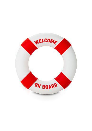 Кольцо на пенис Buoy Welcome On Board Red фото 1 — Твой Каприз
