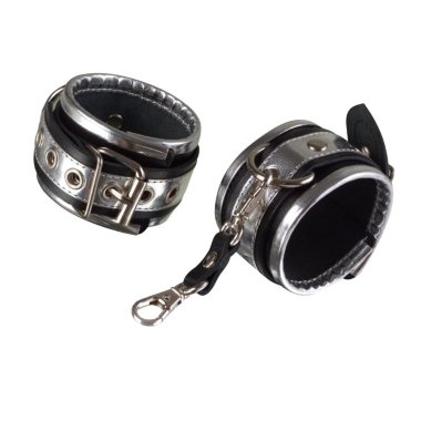 Кожаные наручники с декоративным ремешком Sitabella — Твой Каприз