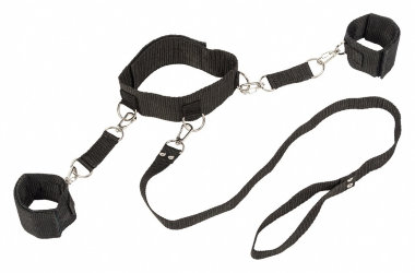 Ошейник с наручниками Bondage Collection Collar — Твой Каприз