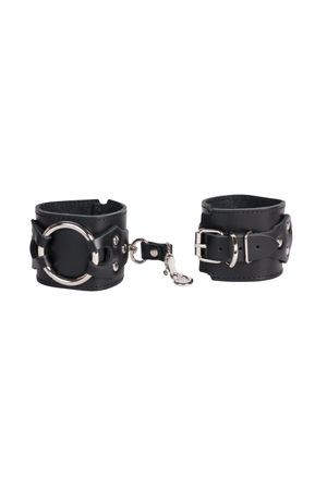 Наручники Wrist Cuffs черные фото 1 — Твой Каприз