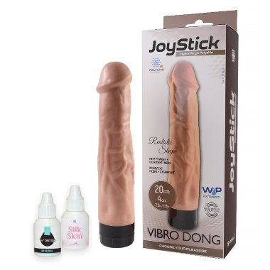 Мультискоростной реалистичный фаллоимитатор JOYSTICK VIBRO DONG — Твой Каприз