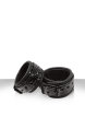Наручники SINFUL WRIST CUFFS, соединенные цепью черные фото 2 — Твой Каприз