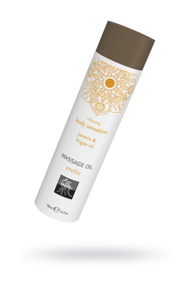 Массажное масло для тела Жасмин и аргановое масло Body Sensation — Твой Каприз