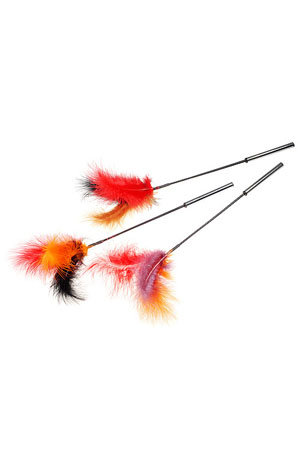 Стек с натуральными перьями черный — Твой Каприз