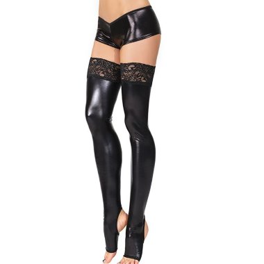 Чулки с открытыми пальчиками LIQUID GLAM — Твой Каприз