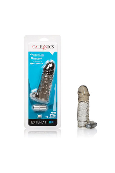 Удлиняющая насадка на пенис с вибропулей Extend it Up — Твой Каприз