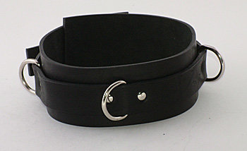 Ошейник средний (не подшитый) черный — Твой Каприз
