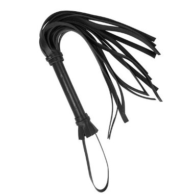 Многохвостая гладкая плеть для ролевых игр Fetish Factory — Твой Каприз