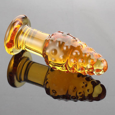 Анальная пробка золотая шишка — Твой Каприз