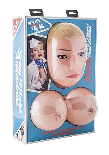 Кукла с вибрацией Sexy Flight Attendant — Твой Каприз