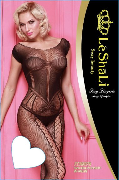 Соблазнительный комбинезон-сетка LeShaLi — Твой Каприз