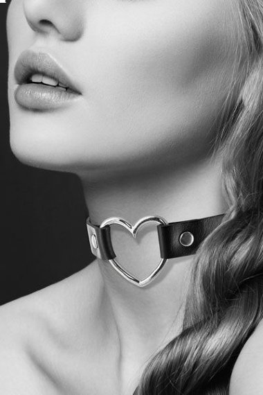 Чокер с креплением в виде сердца COLLIER COEUR — Твой Каприз