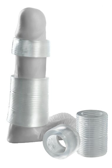 Насадка увеличитель Girth Gainer System раздельная прозрачная — Твой Каприз