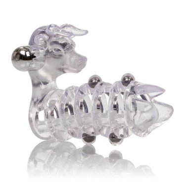 Увеличивающая вибронасадка с рельефами EL TORO ENHANCER — Твой Каприз