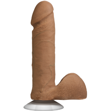 Фаллоимитатор реалистик на присоске с мошонкой Realistic Cock Vac-U-Lock — Твой Каприз