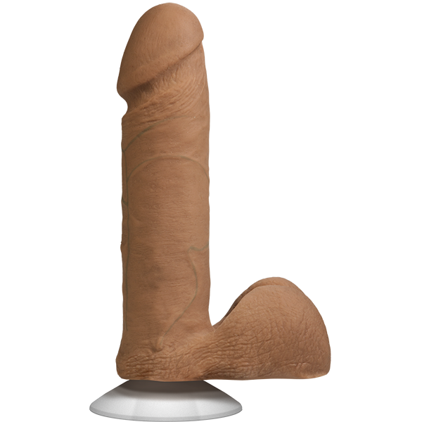 Фаллоимитатор реалистик на присоске с мошонкой Realistic Cock Vac-U-Lock фото 1 — Твой Каприз