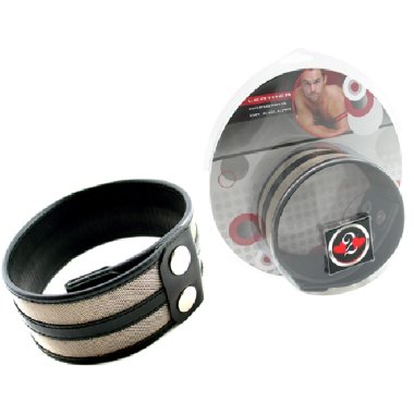 Кожаное украшение на бицепс с декором из стали — Твой Каприз