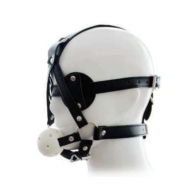 Сбруя на лицо с шорами на глаза и кляпом — Твой Каприз