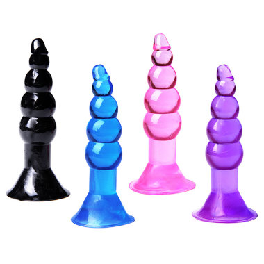 Анальная пробка - елочка с присоской — Твой Каприз