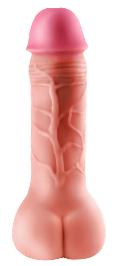 Насадка увеличитель Ass-F*cker Extension с основанием в виде попки телесная — Твой Каприз