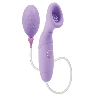 Помпа Waterproof Silicone Clitoral Pump Collection Thea с вибрацией фиолетовая — Твой Каприз
