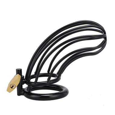 Клетка для члена из стали черного цвета — Твой Каприз