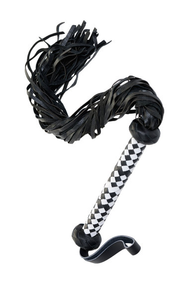 Кожаная плеть-многохвостка TOYFA Theatre — Твой Каприз