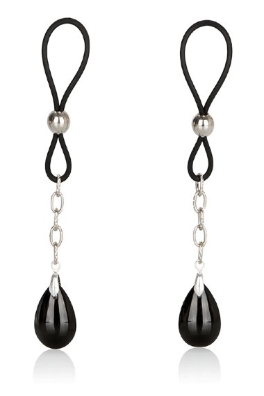 Зажимы на соски с подвесками-кристаллами Nipple Play — Твой Каприз