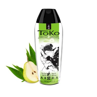 Лубрикант на водной основе с ароматом зеленый чай и груша TOKO AROMA — Твой Каприз