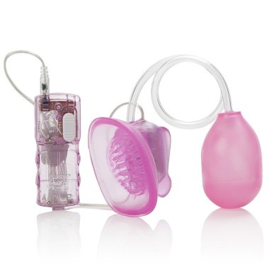 Клиторальный стимулятор с вакуумной помпой Vibro Pussy Sucker — Твой Каприз