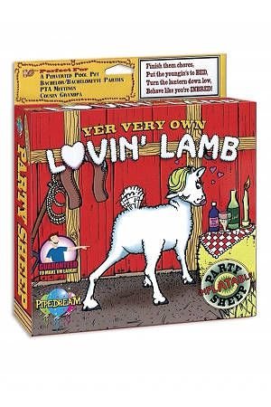 Сувенир надувная Белая овечка — Твой Каприз