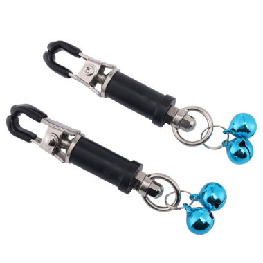 Механические зажимы на соски с бубенчиками — Твой Каприз