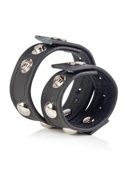 Двойная кожаная утяжка на кнопках COLT — Твой Каприз