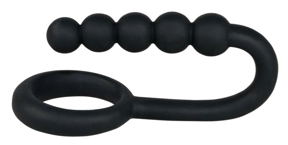 Эрекционное кольцо с анальной цепочкой Cockring with Balls фото 1 — Твой Каприз