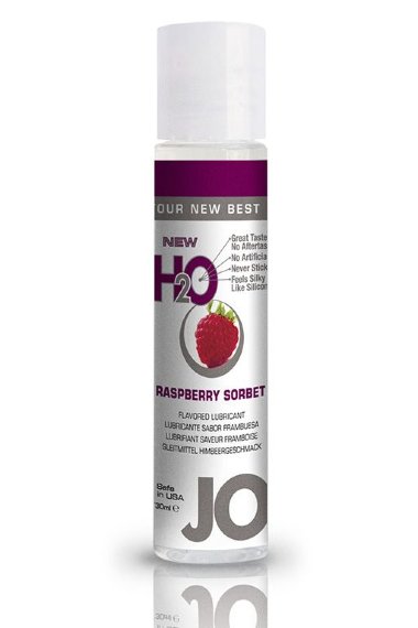 Ароматизированный любрикант JO Raspberry Sorbet 30 мл — Твой Каприз