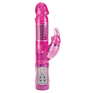 Вибромассажер Хай-Тек JACK RABBIT водонепроницаемый розовый — Твой Каприз